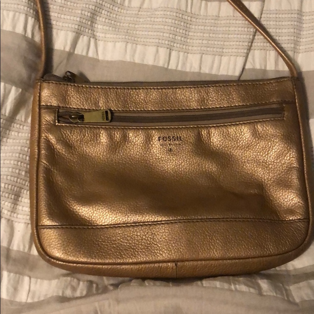 ❗️Bundle 3 Sale ❗️Metallic Fossil Crossbody